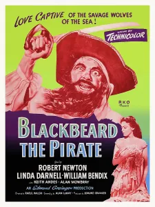 Darnell Prints: BLACKBEARD THE PIRATE, US poster art