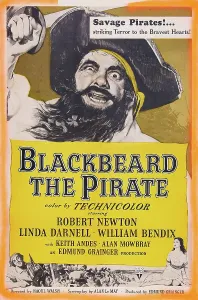 2014 Prints: BLACKBEARD THE PIRATE, US poster