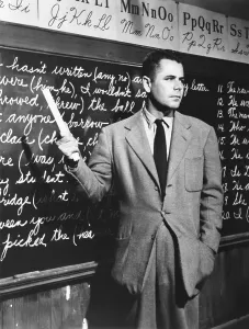 Teaching Prints: BLACKBOARD JUNGLE, Glenn Ford, 1955