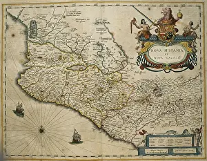 United Mexican States Prints: BLAEU, Willem Janszoon (1571-1638); BLAEU