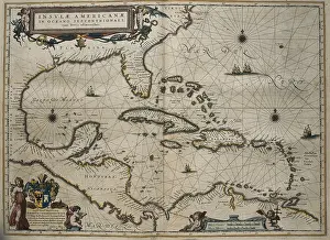 United Mexican States Prints: BLAEU, Willem Janszoon (1571-1638); BLAEU