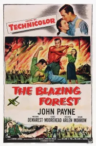 Demarest Prints: THE BLAZING FOREST, poster art