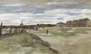 Cloudy Prints: Bleachery at Scheveningen, by Vincent van Gogh