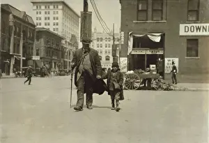 Blind Prints: A blind man and his youthful guide