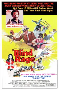Blind Prints: BLIND RAGE, U.S. poster, Fred Williamson (top)