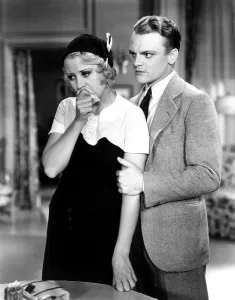 June Prints: BLONDE CRAZY, from left, Joan Blondell, James Cagney, 1931
