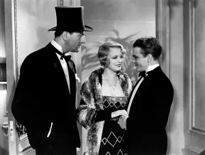 Noel Prints: BLONDE CRAZY, from left, Louis Calhern, Noel Francis, James Cagney, 1931