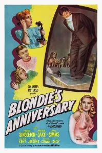 Penny Prints: BLONDE'S ANNIVERSARY, US poster art