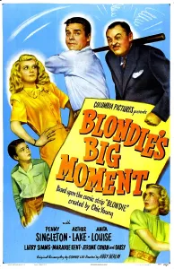 Penny Prints: BLONDIE'S BIG MOMENT, US poster