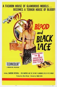 Reflection Prints: BLOOD AND BLACK LACE, (aka SEI DONNE PER L'ASSASSINO), US poster art, 1964