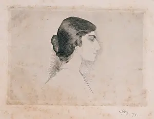 Nose Prints: Blood Florence, Self-portrait, 1898