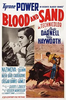 6hp Ec Prints: BLOOD AND SAND, Rita Hayworth, Tyrone Power