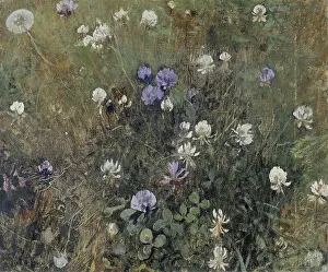 Lcgr1603 Prints: Blooming Clover, by Jac van Looij, c