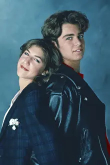 Bialik Prints: BLOSSOM, from left: Mayim Bialik, Joey Lawrence, 1990-1995