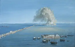 Lagoon Prints: Blowing of a Mine in San Giuliano