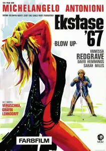 Model Prints: BLOWUP, (aka BLOW UP, aka BLOW-UP), far right: David Hemmings on German poster art, 1966