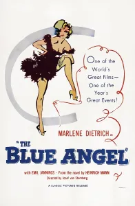 THE BLUE ANGEL, (aka DER BLAUE ENGEL), poster art, Marlene Dietrich, 1930