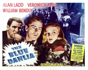 Lake Prints: THE BLUE DAHLIA, from left: William Bendix, Alan Ladd, Veronica Lake, 1946