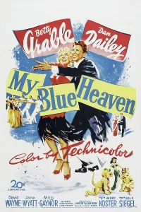 Dancing Prints: MY BLUE HEAVEN, US poster art, Betty Grable