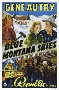 Autry Prints: BLUE MONTANA SKIES, top l-r: Smiley Burnette