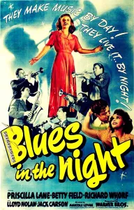 Carson Prints: BLUES IN THE NIGHT, top across from left: Jack Carson