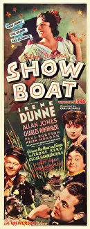 1936 Movies Prints: SHOW BOAT, top: Irene Dunne, bottom left: Charles Winninger