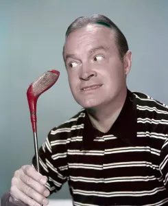 Hope Prints: Bob Hope with golf club, circa 1950s