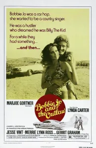 Carter Prints: BOBBIE JO AND THE OUTLAW, US poster, from left: Lynda Carter, Marjoe Gortner, 1976