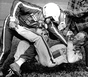 Bobby Prints: Bobby Allison (L)fights with Cale Yarborough (R)