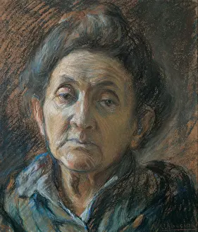 Female Figure Prints: Boccioni Umberto, Portrait of an Old Woman