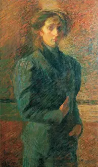 Female Figure Prints: Boccioni Umberto, Portrait of a Woman