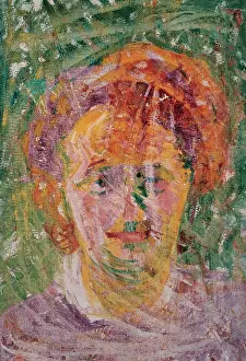 Lines Prints: Boccioni Umberto, Portrait of a Woman
