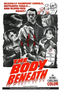 Blood Prints: THE BODY BENEATH, center top: Gavin Reed; 1-sheet poster, 1970