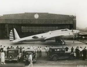 Automobiles Prints: Boeing XB-15 Flying Fortress in 1937