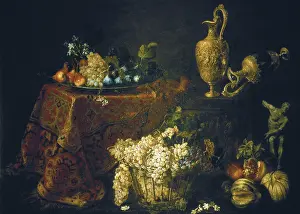 Grapes Prints: BOEL, Peter (1622-1674). Still Life