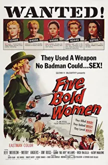 Kathy Prints: FIVE BOLD WOMEN, US poster art