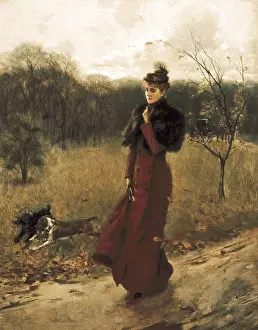 Pleasure Prints: BOLDINI, Giovanni (1842-1931). Walk through the Park