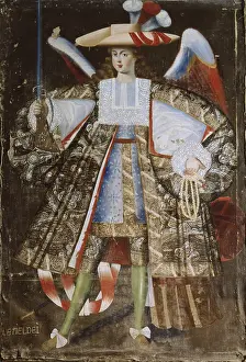 Military Dress Prints: BOLIVIA. Calamarca. Parish Church