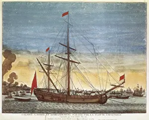 Craft Prints: Bombardment of Algiers by the Spansih fleet
