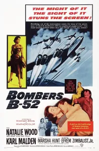 Natalie Prints: BOMBERS B-52, US poster art, top left: Natalie Wood; bottom left: Marsha Hunt; center: Natalie Wood