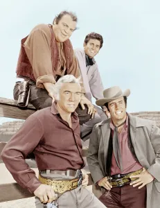 Roberts Prints: BONANZA, (clockwise, from top left): Dan Blocker