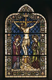 Glass And Enamelware Prints: BONINO, Giovanni da (14th c.). Crucifixion