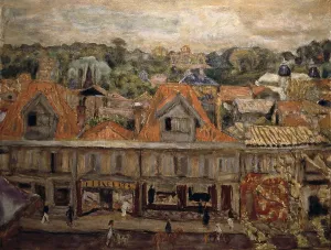 Symbolist Prints: BONNARDPierre (1867-1947). Street at Arcachon