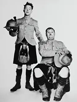 September Prints: BONNIE SCOTLAND, from left: Stan Laurel, Oliver Hardy, 1935