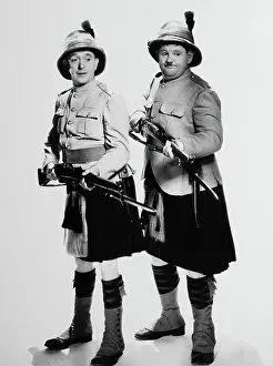 September Prints: BONNIE SCOTLAND, from left: Stan Laurel, Oliver Hardy, 1935