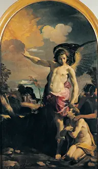 Emilia Romagna Prints: Bononi Carlo, The Guardian Angel