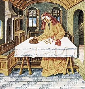 Miniatures Prints: The Book of Good Morals by Jacques Le Grant (1464)