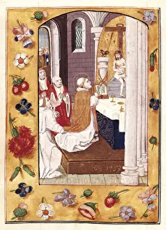 Clergy Prints: Book of Hours. 15th c. Fol. 152v