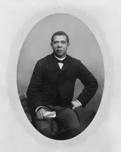 Former Slaves Prints: Booker T. Washington (1856-1915), ca. 1885