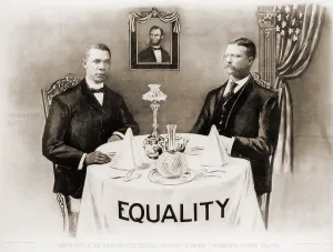 Progressives Prints: Booker T. Washington dines with President Roosevelt, October 17th, 1901